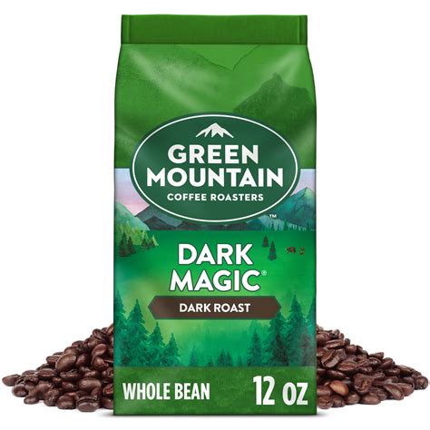 Dark magic coffee beans
